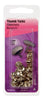 Hillman Yellow Push Pins 40 pk (Pack of 6)