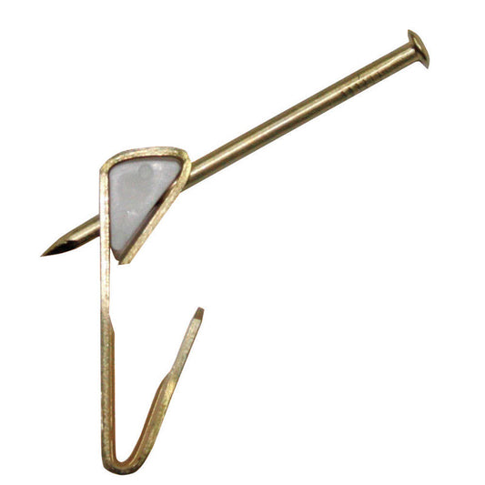Ook OOK ReadyNail Brass-Plated Conventional Picture Hook 20 lb 6 pk