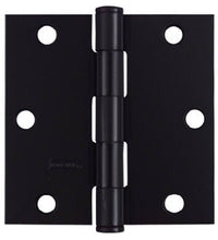 National Hardware 3-1/2 in. L Black Door Hinge 1 pk