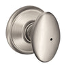 Schlage Siena Satin Privacy Lockset Left Handed, Right Handed