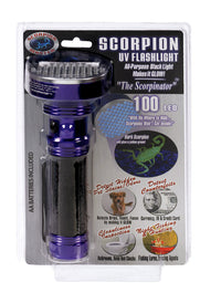 Scorpion 100 LED Assorted LED UV Flashlight AA Battery - Open Box