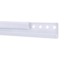 Organized Living Freedom Rail 2.25 in. H X 0.5 in. W X 24 in. L Epoxy Coated Steel Hanging Rail