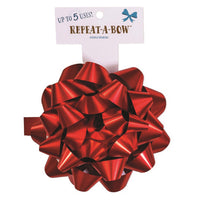Hennessy Gift Wrap Repeat-A-Bow Red Gift Bows (Pack of 4)