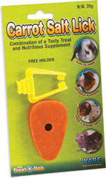 Carrot Salt Lick W/Holder