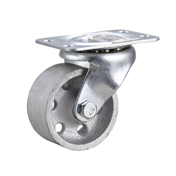 Rueda giratoria de hierro fundido Projex de 2 pulgadas de diámetro, 125 lb, paquete de 1