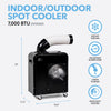 ProAire Perfect Aire 150 sq ft 1 speed 7000 BTU Portable Spot Cooler