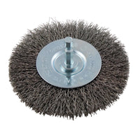 Forney 4 in. Crimped Wire Wheel Brush Metal 6000 rpm 1 pc
