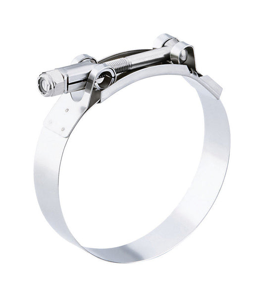 Breeze  3.00 in. to 3.32 in. T-Bolt Clamp  Stainless Steel Band