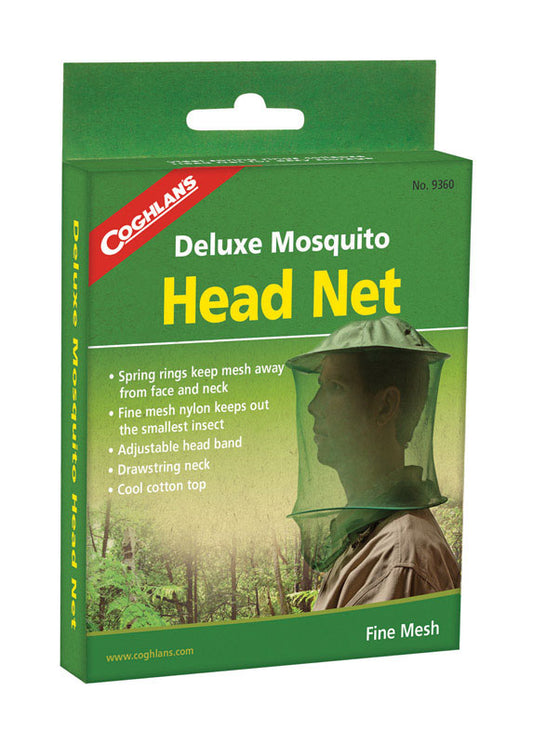 Coghlan's  Yellow  Mosquito Head Net  9 in. H x 4.5 in. W x 1.125 in. L 1 pk