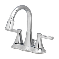 Oakbrook Collection Chrome Modern Two-Handle Bathroom Sink Faucet 4 in.