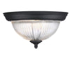 Westinghouse 6.25 in. H X 11 in. W X 11 in. L Matte Black Ceiling Fixture
