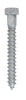 Hillman 3/8 in. X 3 in. L Hex Hot Dipped Galvanized Steel Lag Screw 50 pk