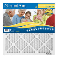 AAF Flanders NaturalAire 20 in. W x 20 in. H x 1 in. D Polyester Synthetic Pleated Air Filter (Pack of 12)