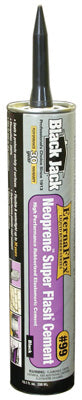 Black Jack Gloss Black Neoprene Elastomeric Flashing Cement 10 oz.