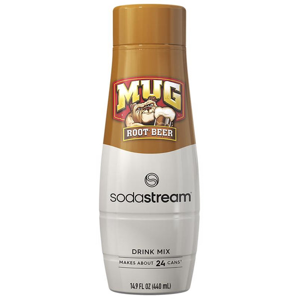 Mezcla de refresco de crema de cerveza de raíz SodaStream Mug, 440 ml, 1 unidad (paquete de 4)