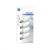 GE C7 E12 (Candelabra) Night Light Bulb White 0 Watt Equivalence 4 pk (Pack of 6)