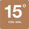 Grip-Rite 3-1/4 in. L X 11 Ga. Angled Coil Electro Galvanized Framing Nails 15 deg 2500 pk