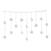 Celebrations Window Snowflake LED Rice Warm White 37 ct String Christmas Lights 3 ft.