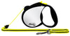Flexi Neon Yellow Retractable Plastic Dog Leash Small