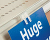 Kinter Plastic Individual Shelf Tag Holder 0.75 in. H X 1 in. W