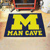 University of Michigan Man Cave Rug - 34 in. x 42.5 in.