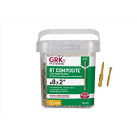 GRK Fasteners No. 8 X 2 in. L Star Coated Reverse Screws 725 pk