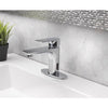 Homewerks Chrome Motion Sensing Modern Single-Handle Bathroom Sink Faucet 2 in.