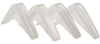 Softtouch Plastic Self Adhesive Bumper Pad Clear L-Shaped 4 in. W 4 pk