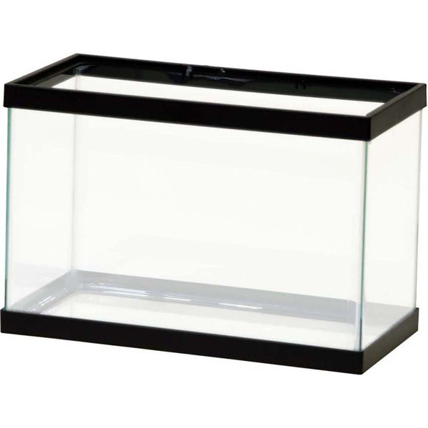 Aqueon 2.5 gal Standard Rectangular Aquarium 12 in. X 6 in. X 8 in. Black - Open Box