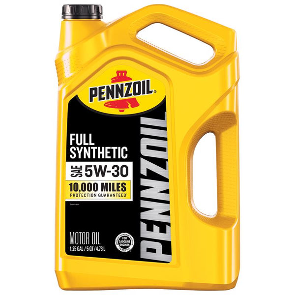Aceite de motor sintético Pennzoil 5W-30, 5 qt, 1 paquete (paquete de 3)