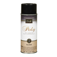 Zar 32807 11 Oz Clear Gloss Interior Oil Base Poly Ultraviolet Spray (Pack of 6)