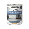 Rust-Oleum Home Matte Clear Water-Based Floor Coating Step2 1 qt (Pack of 6)