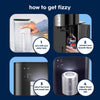SodaStream Fountain Black 1 L Sparkling Water Maker Kit 1 pk