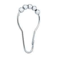 CHROME SHOWER CURTAIN RINGS