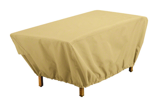 Classic Accessories 18 in. H X 25 in. W X 48 in. L Brown Polyester Coffee Table Cover