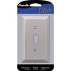 Amerelle Century Brushed Nickel 1 gang Stamped Steel Toggle Wall Plate 1 pk - Deal of The Week