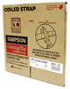 Simpson Strong-Tie 0.63 in. H X 1.25 in. W 16 Ga. Steel Coiled Strap