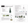 Holiday Bright Lights 1-2 Tree 7-1/2 ft. Slim LED 1582 ct Easton Spruce Cascading Color Changing Chr