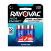 Rayovac High Energy C Alkaline Batteries 2 pk Carded - Open Box