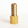 Brass 1/8 in. D X 3/8 in. D Adapter 1 pk (Pack of 5)