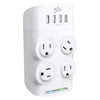 360 Electrical Revolve 4 outlets Wall Tap Surge Protector White 1080 J - Open Box