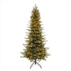 Holiday Bright Lights 1-2 Tree 7-1/2 ft. Slim LED 1582 ct Easton Spruce Cascading Color Changing Chr