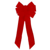 Holiday Trims Christmas Bow Bow Red Velvet 10 inch 1 pk (Pack of 12)