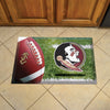 Florida State University Rubber Scraper Door Mat