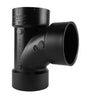 Charlotte Pipe 4 in. Hub X 4 in. D Hub ABS Sanitary Tee