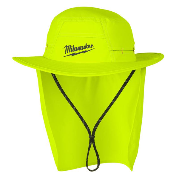 Gorra Workskin con protección para el cuello Milwaukee Tool amarilla S/M