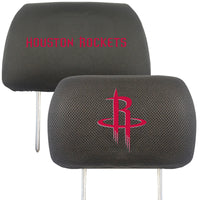 NBA - Houston Rockets Embroidered Head Rest Cover Set - 2 Pieces