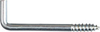 National Hardware Large Zinc-Plated Silver Steel 3-1/16 in. L Square Bend Hook 1 pk