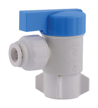 Shark Bite Plastic White 250 PSI Lead-Free Angle Stop Valve 1/2 in. Compression x 3/8 in. FPT