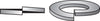 Hillman 5/16 in. D Zinc-Plated Steel Split Lock Washer 100 pk